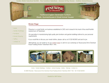 Tablet Screenshot of pinewise.co.uk